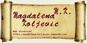 Magdalena Koljević vizit kartica